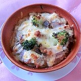 とろ～りチーズと♪豚肉とじゃがいもの重ね焼き